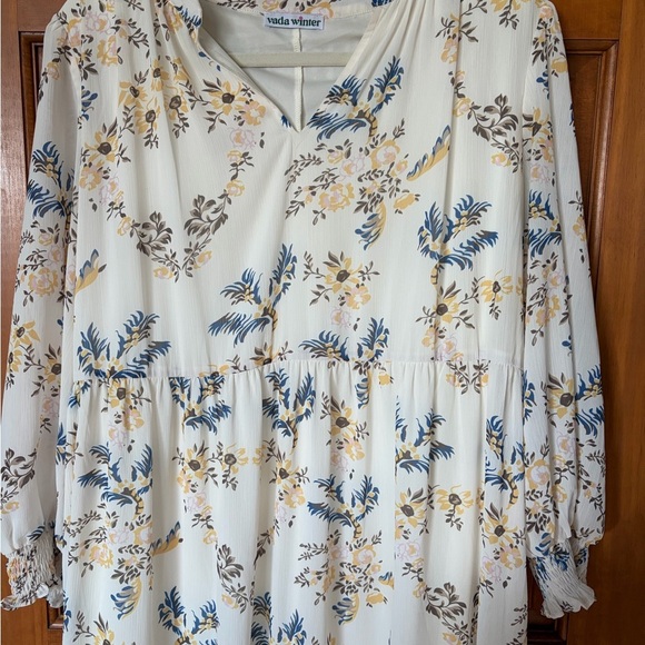 Floral Long Sleeve Dress - Picture 6 of 7